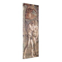 Masaccio - expulsión del paraíso impresion en lona