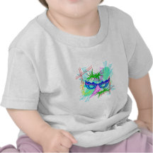 Máscara colorida del carnaval del KRW Camiseta