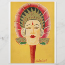 Máscara de Bali de Rama Tarjeton