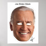 Máscara de Joe Biden Halloween Posters