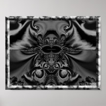 Máscara de la impresión de dioses posters