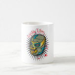 Máscara de lucha mexicana de Lucha Libre Tazas