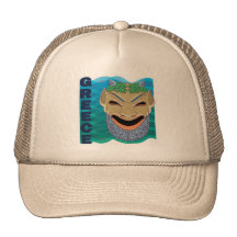 MÁSCARA griega del teatro Gorro