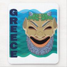 MÁSCARA griega del teatro Tapete De Ratón
