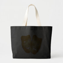 MÁSCARAS FELICES Y TRISTES DEL TEATRO BOLSAS LIENZO