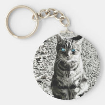 Mascota animal del gato llavero