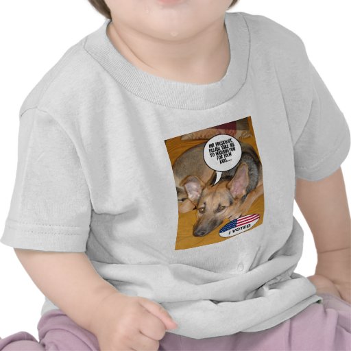 Mascota de la Casa Blanca/pastor alemán Camiseta