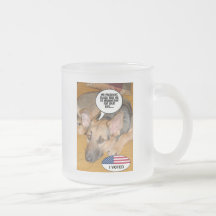 Mascota de la Casa Blanca/pastor alemán Taza