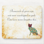 Mascota Mousepad del remiendo del gato Tapetes De Ratones