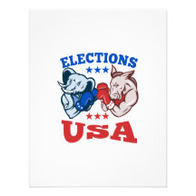 Mascota republicana los E.E.U.U. del elefante del  Invitaciones Personales