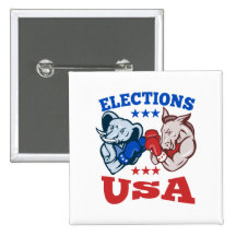 Mascota republicana los E.E.U.U. del elefante del  Pin