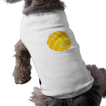 Mascotas de la bola del water polo camisa de mascota