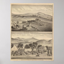 Masque, las residencias de Stanley, granjas Posters