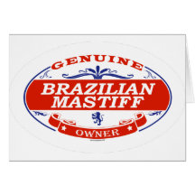 Mastín brasileño felicitaciones