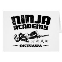 Matanza Bill de Okinawa de la academia de Ninja Tarjetón