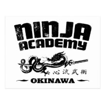 Matanza Bill de Okinawa de la academia de Ninja Tarjetas Postales
