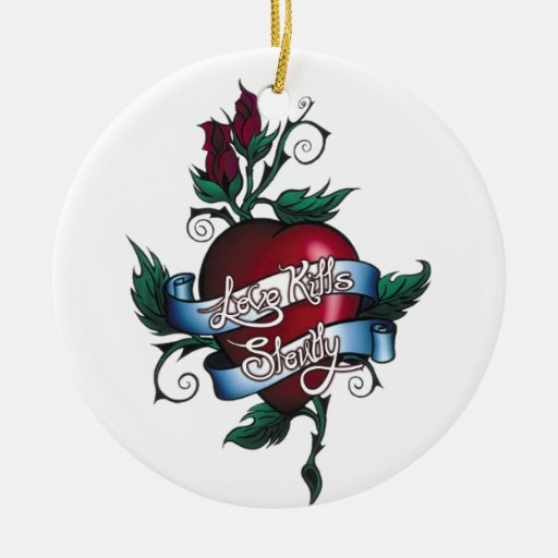 Matanzas del amor lentamente ornamentos de navidad