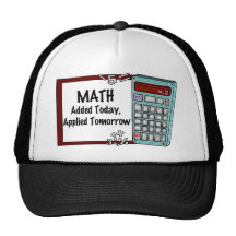 Matemáticas: Añadido hoy, aplicado mañana Gorros