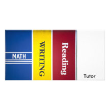 Matemáticas de lectura/grabación, profesor particu plantilla para tarjeta de foto