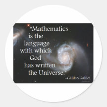 Matemáticas Etiquetas Redondas