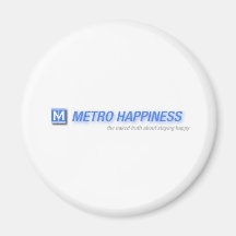 Materia de la felicidad del metro imanes  
