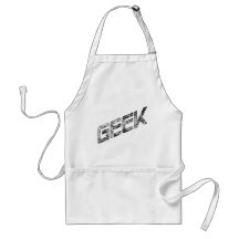 Materia de Techie del friki Delantal