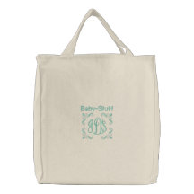Materia del bebé - bolso bordado bolsa bordada
