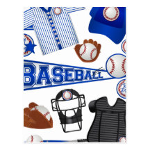 Materia del béisbol postal