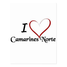 materia del norte de los camarines tarjeta postal
