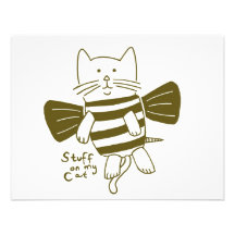 materia en mi gato - abeja comunicado personalizado