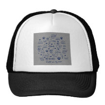materia en mi gato - doodle gorro