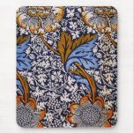 Materia textil impresa añil del vintage de Mousepa Tapete De Raton