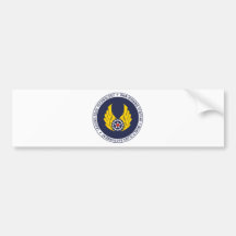 Material Cmd de la fuerza aérea Pegatina De Parachoque