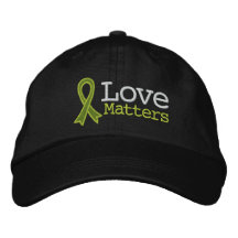 Materias del amor del linfoma gorra de beisbol bordada