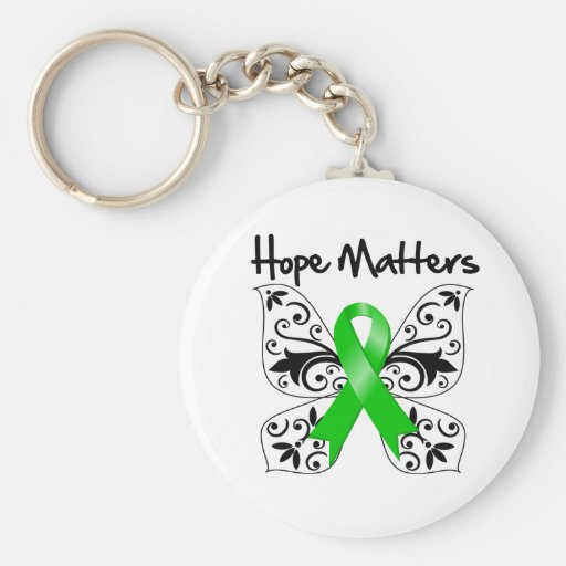 Materias hepáticas de la esperanza del cáncer llaveros personalizados
