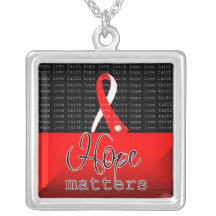 Materias orales de la esperanza del cáncer joyeria