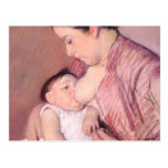 Maternite, Mary Cassatt, 1890 Tarjeta Postal