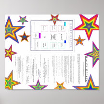 MATH.MULT.133 AYUDANTE HOLEY POSTER.STARS