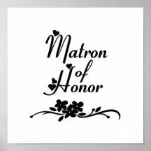 Matrona clásica del honor impresiones