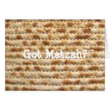 ¿Matzah conseguido? Tarjeta de felicitación del Pa