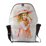 Maud Humphrey: Chica de la primavera en la lluvia bolsas messenger