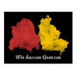 Mauerfall - Wir hassen Grenzen Tarjetas Postales