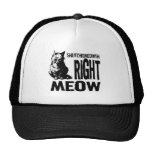 ¡MAULLIDO correcto de ShutchoMEOWTH! Gatito malvad Gorros Bordados