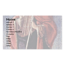 Maurelius de Ferrara de Tura Cosmè Tarjetas De Visita