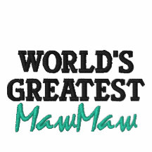 MawMaw más grande del mundo Sudadera Bordada Con Capucha