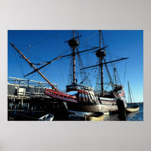 Mayflower II, hito histórico nacional, Plymouth Poster