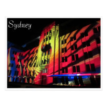 mca brillante vivo de Sydney Tarjetas Postales