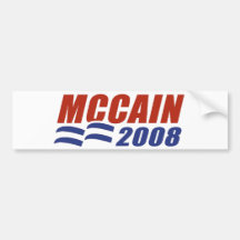 McCain 2008 Pegatina De Parachoque