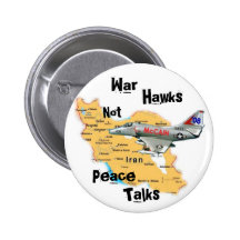 McCain A-4 sobre el botón de Irán Pin