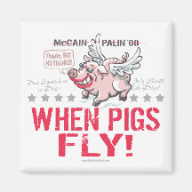 McCain anti Palin cuando los cerdos vuelan Iman De Nevera